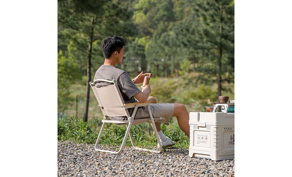 Розкладне крісло Naturehike CNK2300JU012 (Khaki), Колір виробника: Khaki, зображення 12