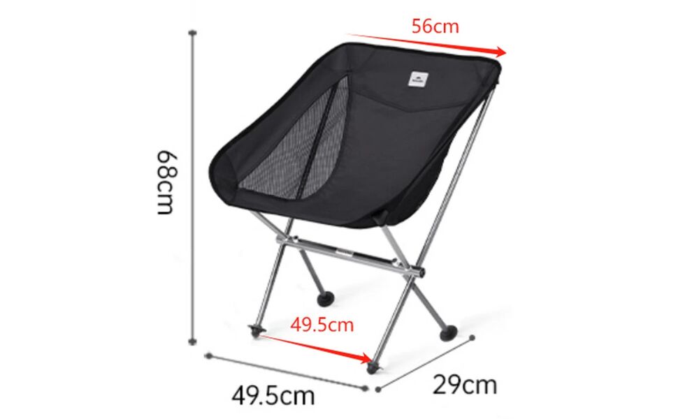 Розкладний стілець Naturehike CNK2450JJ015 (Brown) - M, Тип розміру: M, Колір виробника: Brown, зображення 4