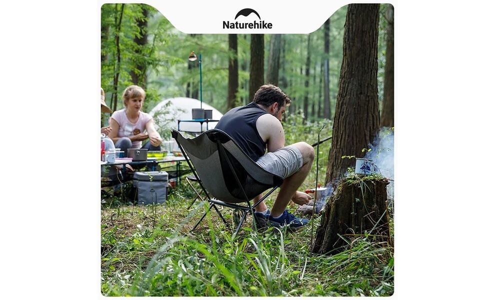 Розкладний стілець Naturehike CNK2450JJ015 (Brown) - M, Тип розміру: M, Колір виробника: Brown, зображення 10