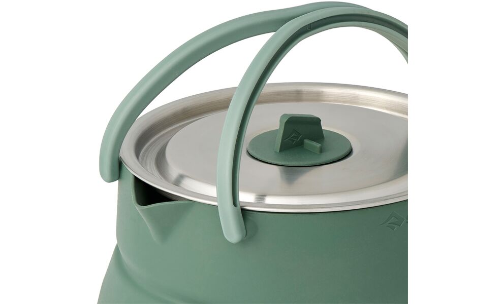 Складний туристичний чайник для пальника Sea to Summit Detour на 1,6 л (з чохлом), харчовий силікон, зображення 4