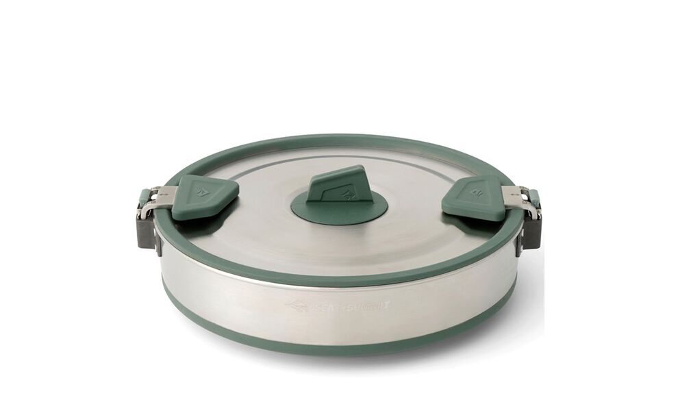 Похідний набір складного посуду Sea to Summit Detour One Pot Cook - Set 5P (з чохлом) на 2 особи: каструля, 2 миски, 2 стакани, зображення 4