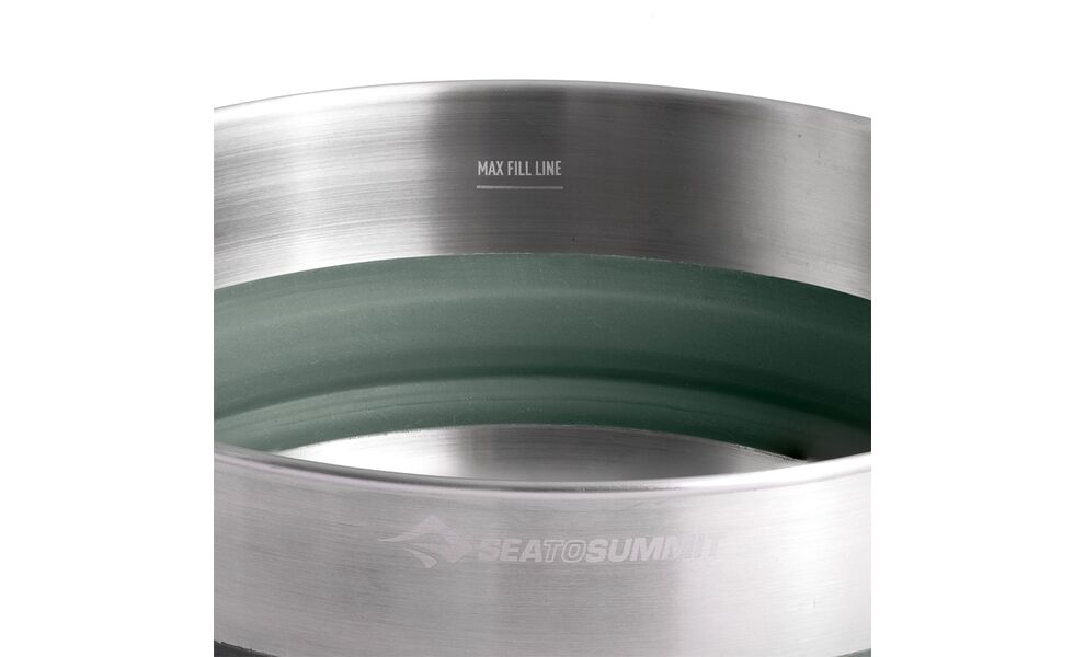 Похідний набір складного посуду Sea to Summit Detour One Pot Cook - Set 5P (з чохлом) на 2 особи: каструля, 2 миски, 2 стакани, зображення 5