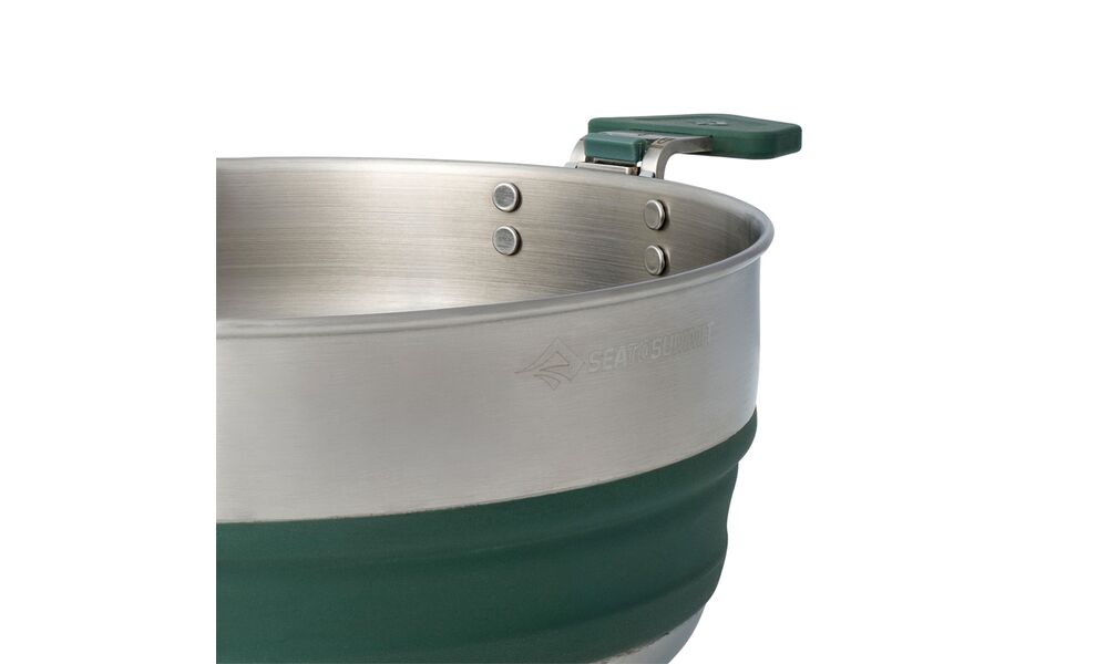 Похідний набір складного посуду Sea to Summit Detour One Pot Cook - Set 5P (БЕЗ чохла) на 2 особи: каструля, 2 миски, 2 стакани, зображення 6