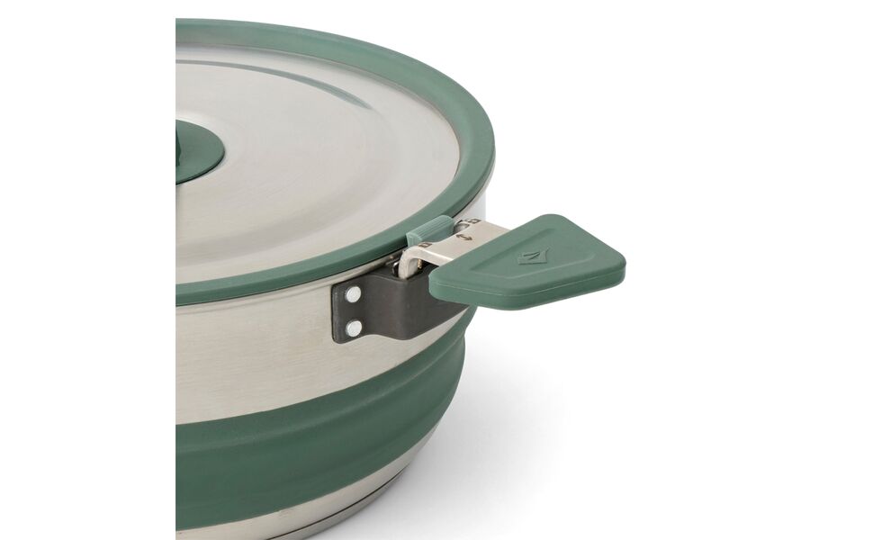 Похідний набір складного посуду Sea to Summit Detour One Pot Cook - Set 5P (з чохлом) на 2 особи: каструля, 2 миски, 2 стакани, зображення 7