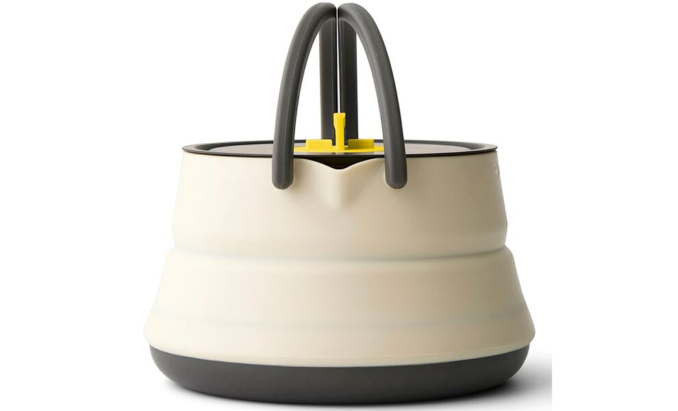 Складний туристичний чайник для пальника Sea to Summit Frontier на 1,1 л, харчовий силікон, Об'єм: 1,1, Колір виробника: Bone White, зображення 3