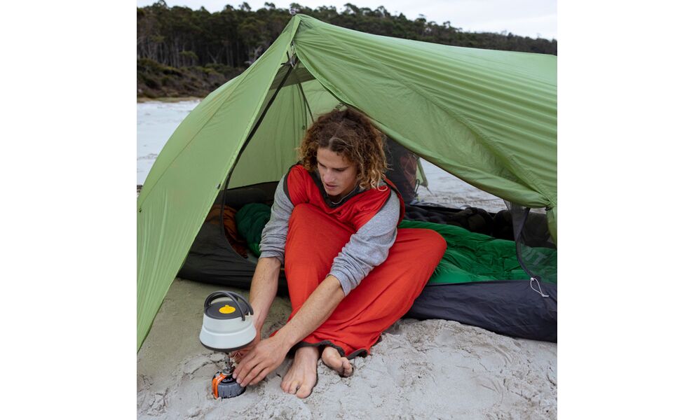 Похідний набір складного посуду Sea to Summit Frontier Kettle Cook - Set 2P (з чохлом) на 2 особи: чайник, 2 стакани, Тип комплекту: Set 3P, зображення 17