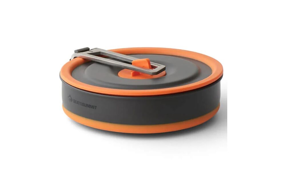 Повний похідний набір складного посуду Sea to Summit Frontier One Pot Cook - Set 3P (з чохлом) на 1 особу: каструля, стакан, ложка-виделка, Тип комплекту: Set 3P, зображення 5