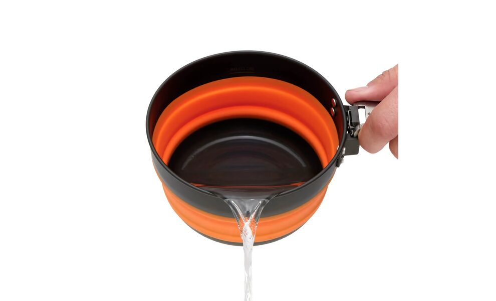 Повний похідний набір складного посуду Sea to Summit Frontier One Pot Cook - Set 3P (з чохлом) на 1 особу: каструля, стакан, ложка-виделка, Тип комплекту: Set 3P, зображення 6