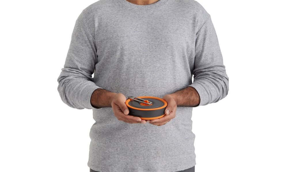 Повний похідний набір складного посуду Sea to Summit Frontier One Pot Cook - Set 3P (з чохлом) на 1 особу: каструля, стакан, ложка-виделка, Тип комплекту: Set 3P, зображення 12