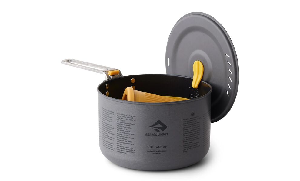Похідний набір посуду Sea to Summit Frontier One Pot Cook - Set 3P на 1 особу: каструля, миска, стакан, Тип комплекту: Set 3P, зображення 4