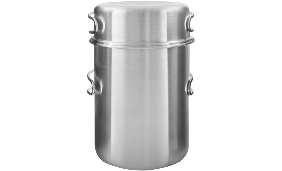 Похідний набір сталевого посуду з чохлом Tatonka Pot Set For Gas Cartrige 450+Burner: каструля, миска, зображення 3