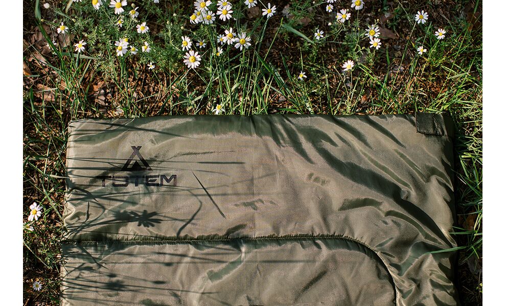 Літній кемпінговий спальник-ковдра Totem Woodcock XXL до 10°C: широкий, Максимальний зріст користувача: 200, Колір: Green, Сторона застібки: права, зображення 15