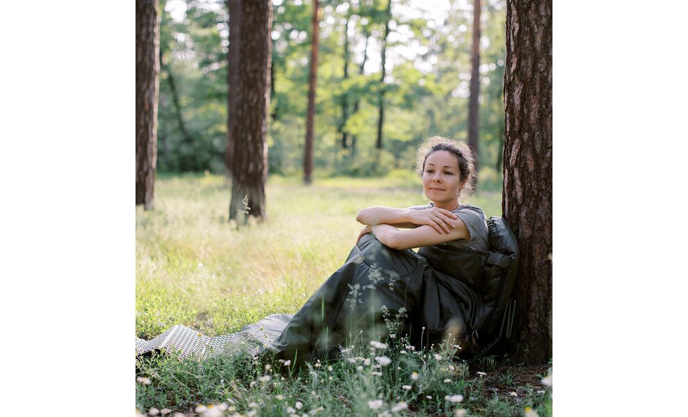 Демісезонний кемпінговий спальник-ковдра Totem Fisherman до 10°C: з капюшоном, Максимальний зріст користувача: 205, Колір: Green, Сторона застібки: ліва, зображення 10