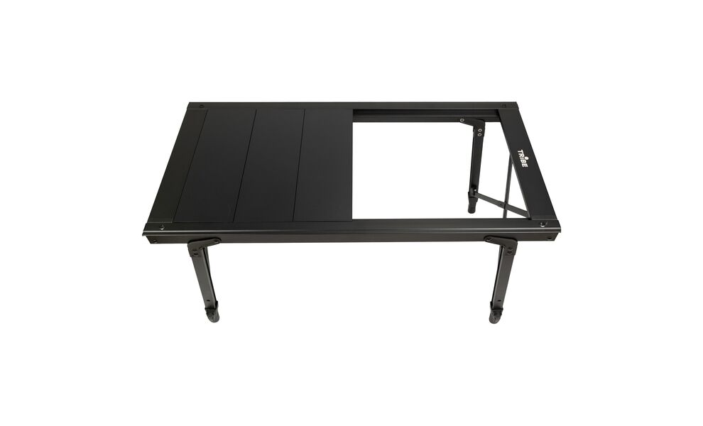 Розкладний стіл з алюмінію Tribe Camp Table Alu - 86x42x68 см, Колір: Black, зображення 5