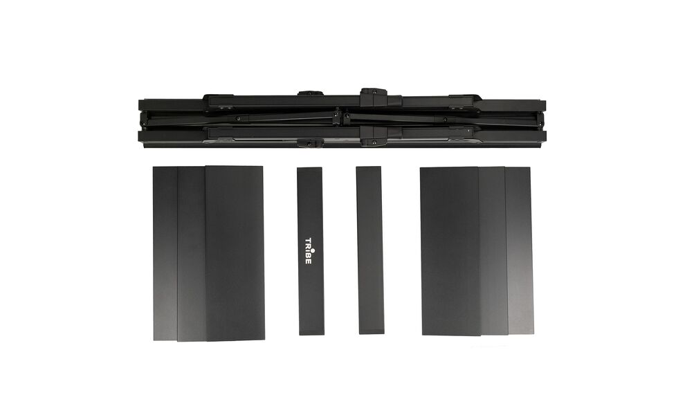 Розкладний стіл з алюмінію Tribe Camp Table Alu - 86x42x68 см, Колір: Black, зображення 8