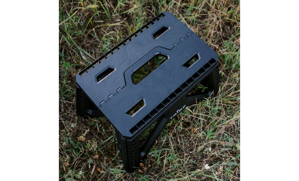 Розкладний табурет на природу Tribe Camp Chair - Low (Black), Тип розміру: Low, Колір виробника: Black, зображення 11