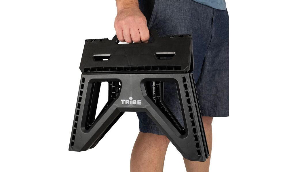 Розкладний табурет на природу Tribe Camp Chair - Low (Black), Тип розміру: Low, Колір виробника: Black, зображення 7