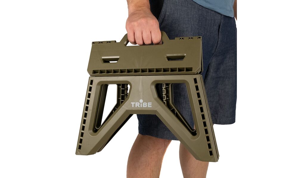 Розкладний табурет на природу Tribe Camp Chair - Low (Olive), Тип розміру: Low, Колір виробника: Olive, зображення 8