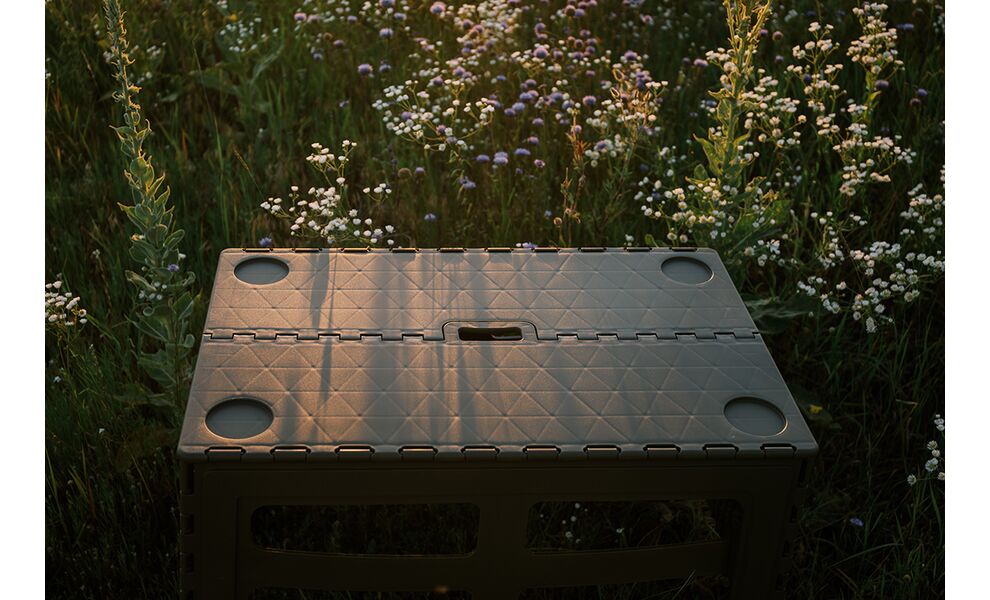 Розкладний стіл Tribe Camp Table - High (Olive), 70x44,5x55 см, Тип розміру: High, Колір: Olive, зображення 16