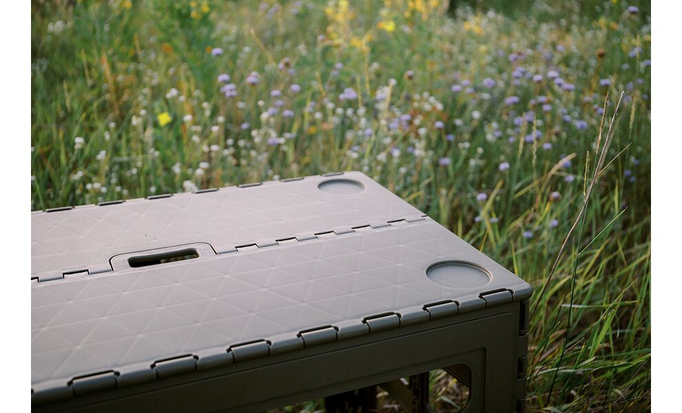 Розкладний стіл Tribe Camp Table - High (Olive), 70x44,5x55 см, Тип розміру: High, Колір: Olive, зображення 18