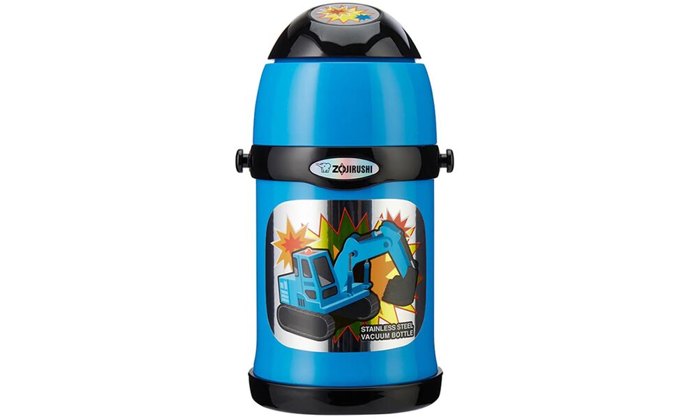 Дитячий термос з трубочкою та чашкою Zojirushi SC-ZT45 (AZ/Aqua Blue) на 450 мл, Об'єм: 450, Колір: AZ/Aqua Blue, зображення 2