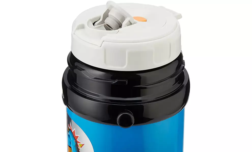 Дитячий термос з трубочкою та чашкою Zojirushi SC-ZT45 (AZ/Aqua Blue) на 450 мл, Об'єм: 450, Колір: AZ/Aqua Blue, зображення 4