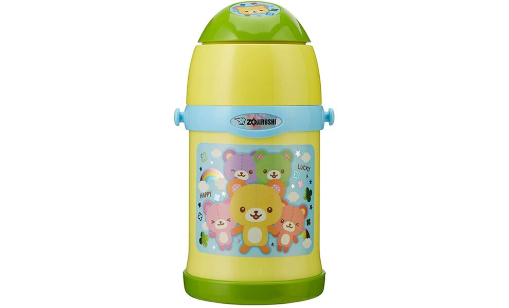 Дитячий термос з трубочкою та чашкою Zojirushi SC-ZT45 (YZ/Lemon Yellow) на 450 мл, Об'єм: 450, Колір: YZ/Lemon Yellow, зображення 2