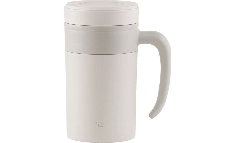 Термокружка з ручкою Zojirushi SE-KAE48 (WZ/Off White) на 480 мл: герметична кришка, Об'єм: 480, Колір: WZ/Off White, зображення 5