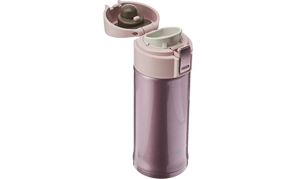 Термокружка для кави з поїлкою Zojirushi SM-KHE36 (PT/Lavender Pink) на 360 мл: герметична кришка, Об'єм: 360, Колір: PT/Lavender Pink, зображення 5