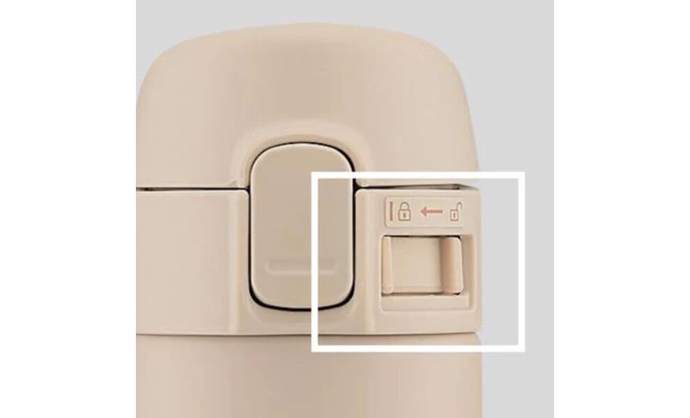 Термокружка для кави з поїлкою Zojirushi SM-PD30 (CM/Beige) на 300 мл: герметична кришка, Об'єм: 300, Колір: CM/Beige, зображення 4