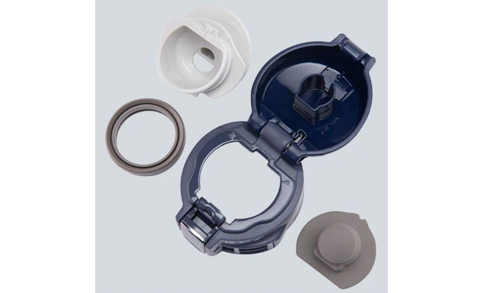 Термокружка для кави з поїлкою Zojirushi SM-SF48 (AD/Navy) на 480 мл: герметична кришка, Об'єм: 480, Колір: AD/Navy, зображення 8