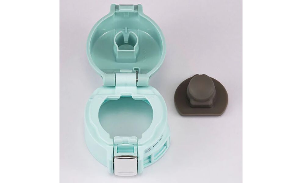 Термокружка для кави з поїлкою Zojirushi SM-SF48 (AM/Mint Blue) на 480 мл: герметична кришка, Об'єм: 480, Колір: AM/Mint Blue, зображення 5