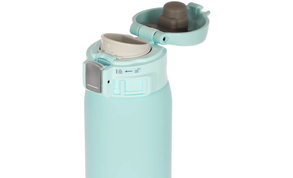 Термокружка для кави з поїлкою Zojirushi SM-SF48 (AM/Mint Blue) на 480 мл: герметична кришка, Об'єм: 480, Колір: AM/Mint Blue, зображення 4