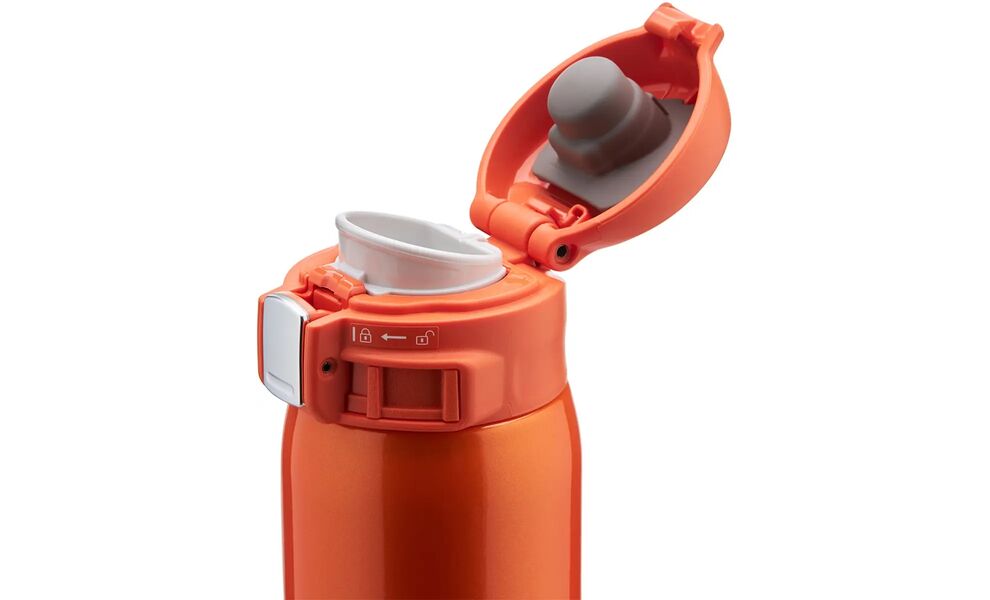 Термокружка для кави з поїлкою Zojirushi SM-SHE60 (DV/Vivid Orange) на 600 мл: герметична кришка, Об'єм: 600, Колір: DV/Vivid Orange, зображення 4