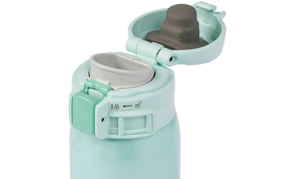 Термокружка для кави з поїлкою Zojirushi SM-SR36E (GP/Mint) на 360 мл: герметична кришка, Об'єм: 360, Колір: GP/Mint, зображення 3