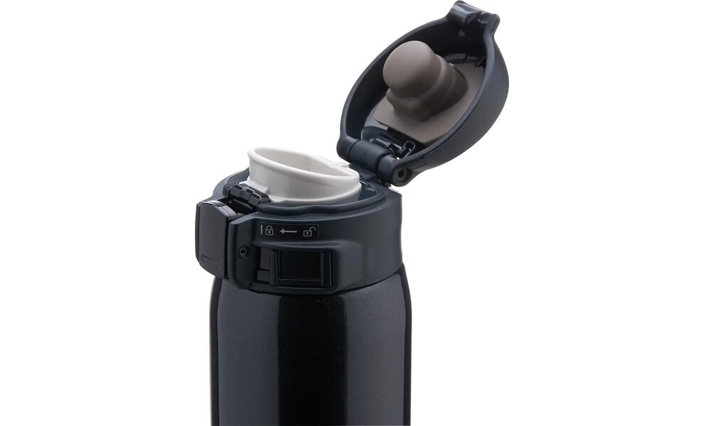Термокружка для кави з поїлкою Zojirushi SM-SR48E (BC/Silky Black) на 480 мл: герметична кришка, Об'єм: 480, Колір: BC/Silky Black, зображення 4