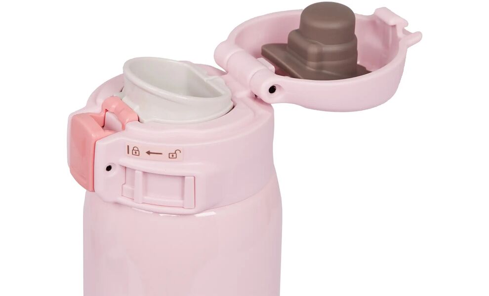 Термокружка для кави з поїлкою Zojirushi SM-SR48E (PP/Pearl Pink) на 480 мл: герметична кришка, Об'єм: 480, Колір: PP/Pearl Pink, зображення 3