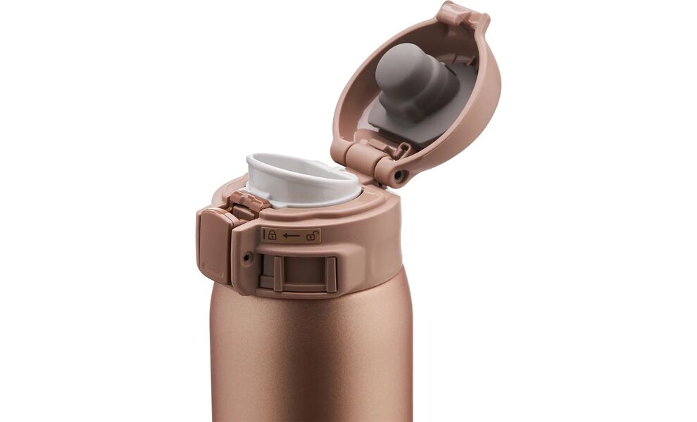 Термокружка для кави з поїлкою Zojirushi SM-SR60E (NM/Matte Gold) на 600 мл: герметична кришка, Об'єм: 600, Колір: NM/Matte Gold, зображення 4