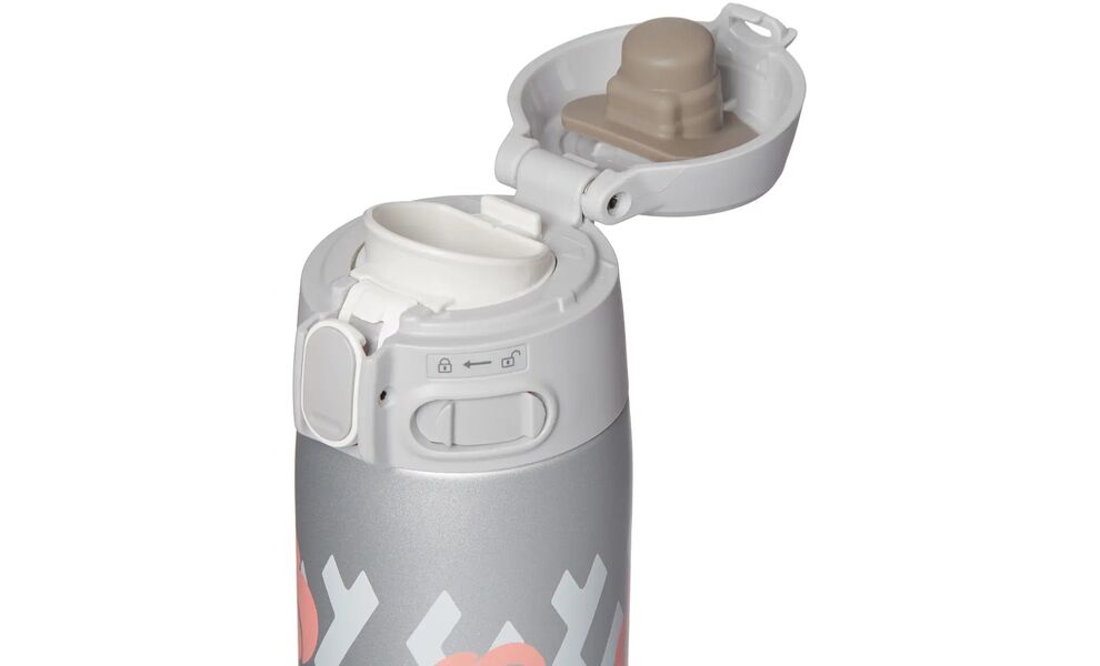 Термокружка для кави з поїлкою Zojirushi SM-TAE48SA (SZ/Grey) на 480 мл: герметична кришка, Об'єм: 480, Колір: SZ/Grey, зображення 2