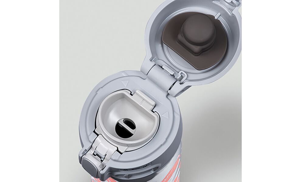 Термокружка для кави з поїлкою Zojirushi SM-TAE48SA (SZ/Grey) на 480 мл: герметична кришка, Об'єм: 480, Колір: SZ/Grey, зображення 3