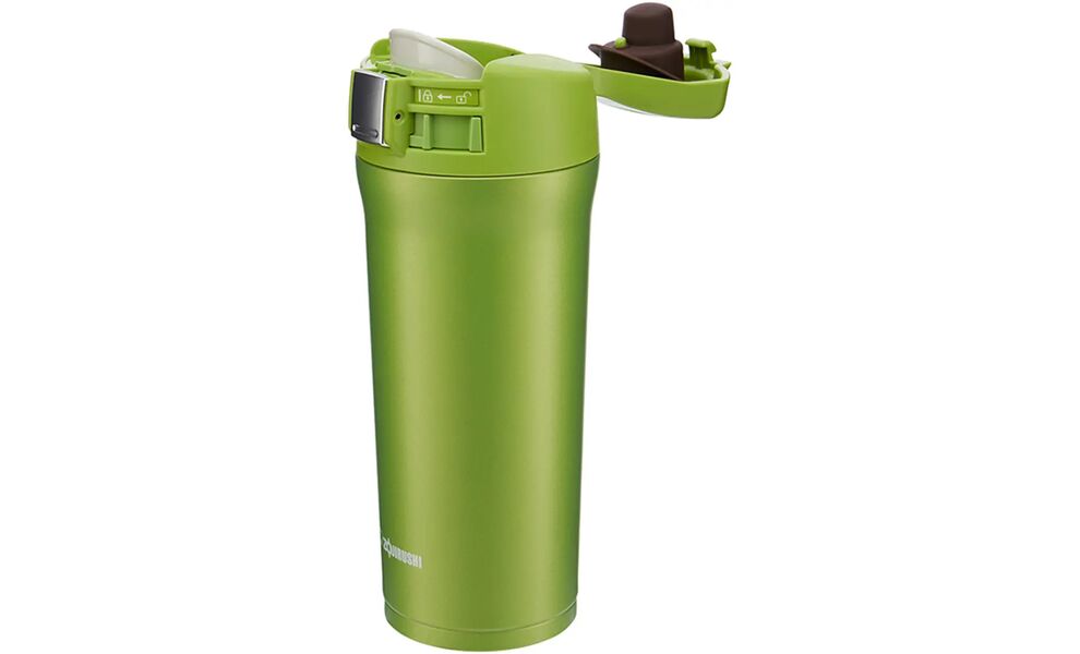 Термокружка для кави з поїлкою Zojirushi SM-YAF48 (GA/Lime Green) на 480 мл: герметична кришка, Об'єм: 480, Колір: GA/Lime Green, зображення 3