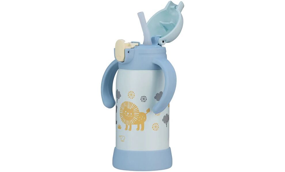 Дитячий термос з трубочкою Zojirushi SQ-DA30E (AA/Blue) на 300 мл, Об'єм: 300, Колір: AA/Blue, зображення 2