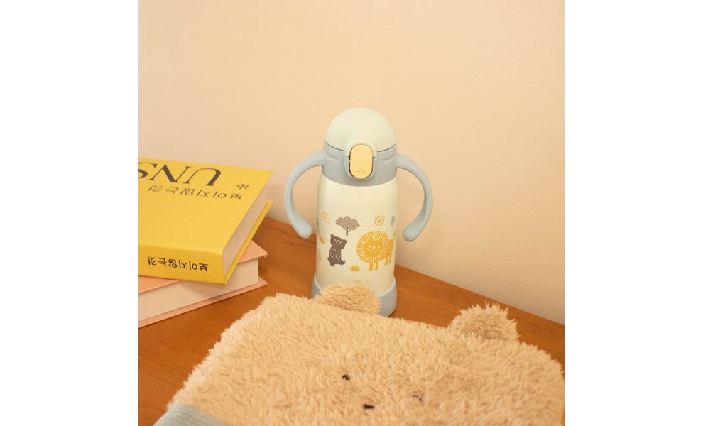 Дитячий термос з трубочкою Zojirushi SQ-DA30E (AA/Blue) на 300 мл, Об'єм: 300, Колір: AA/Blue, зображення 9