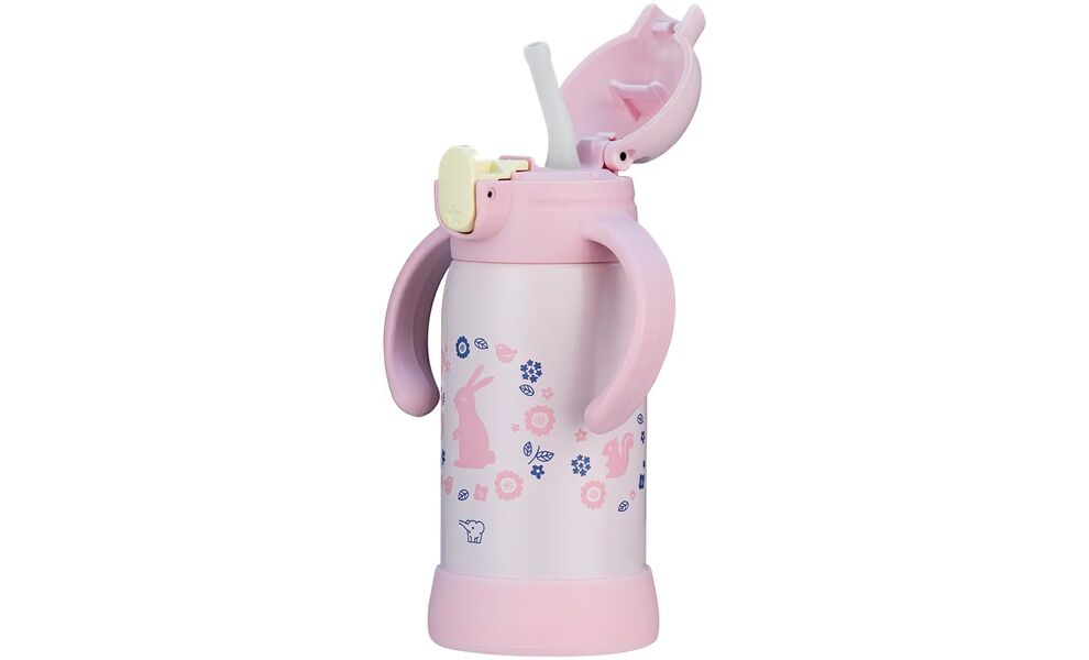 Дитячий термос з трубочкою Zojirushi SQ-DA30E (PA/Pink) на 300 мл, Об'єм: 300, Колір: PA/Pink, зображення 2