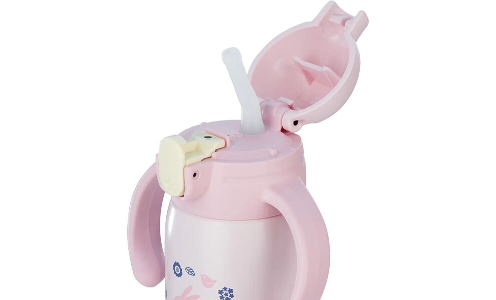 Дитячий термос з трубочкою Zojirushi SQ-DA30E (PA/Pink) на 300 мл, Об'єм: 300, Колір: PA/Pink, зображення 3