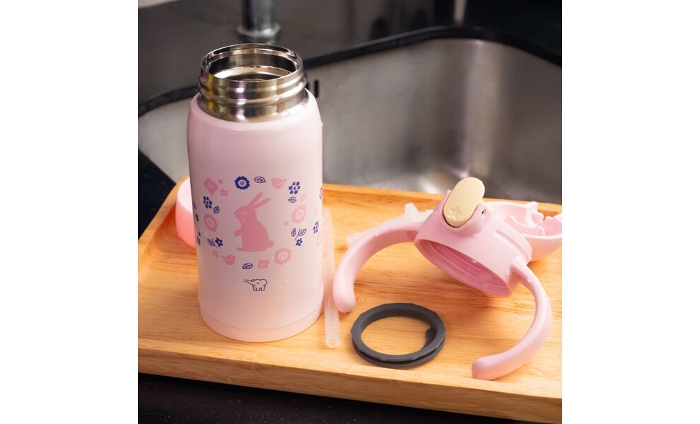 Дитячий термос з трубочкою Zojirushi SQ-DA30E (PA/Pink) на 300 мл, Об'єм: 300, Колір: PA/Pink, зображення 7