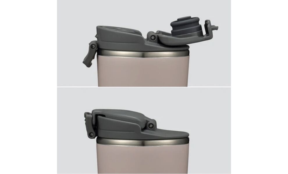 Термокружка для кави з поїлкою Zojirushi SX-KA30 (CM/Beige) на 300 мл: герметична кришка, Об'єм: 300, Колір: CM/Beige, зображення 3