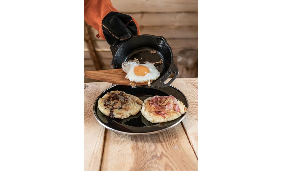 Кемпінговий набір тарілок Petromax Enamel (Black), Ø22 діаметром 5 см (2 шт), Діаметр: 22,5, Колір виробника: Black, зображення 5