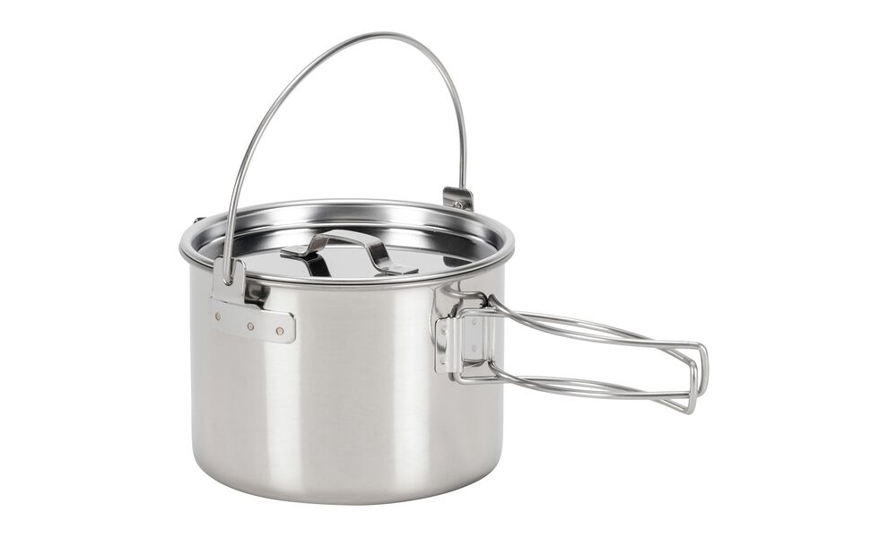 Туристичний казанок з носиком Snow Peak Kettle No.1 на 900 мл, нержавіюча сталь, Об'єм: 0,9, зображення 3