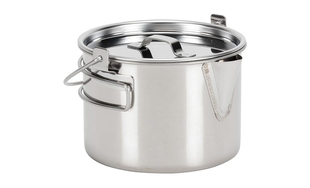 Туристичний казанок з носиком Snow Peak Kettle No.1 на 900 мл, нержавіюча сталь, Об'єм: 0,9, зображення 5